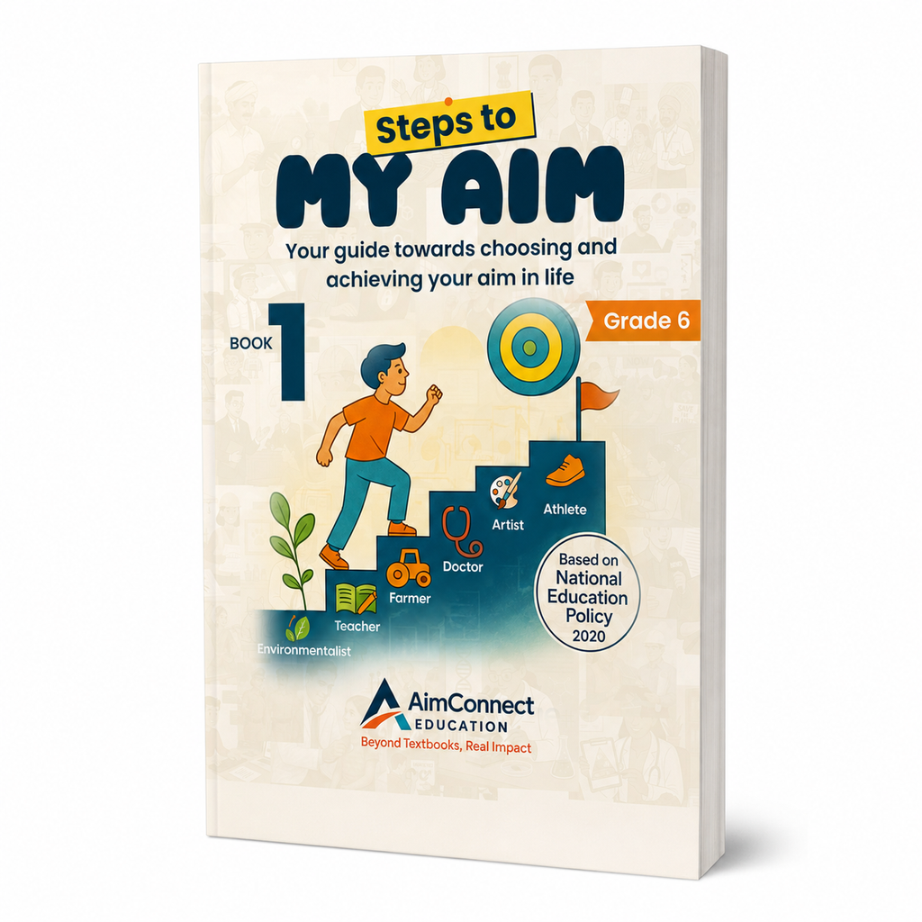 Steps to My Aim 1 (Age 11 to 18) – Career Exploration Textbook(Inclusive of shipping charge)