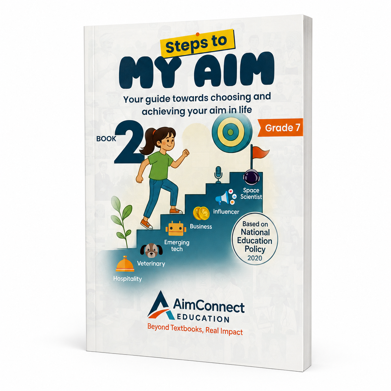 Steps to My Aim 2 (Age 11 to 18) – Career Exploration Textbook(Inclusive of shipping charge)