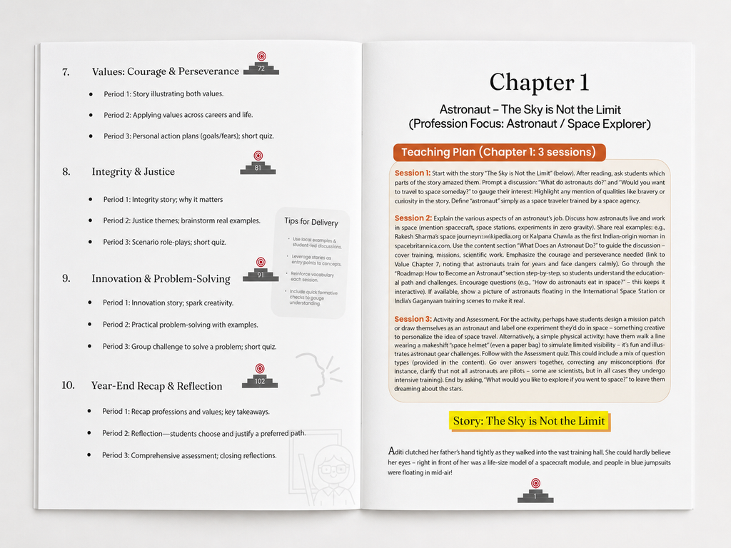 Steps to My Aim 3 (Age 11 to 18) – Career Exploration Textbook(Inclusive of shipping charge)