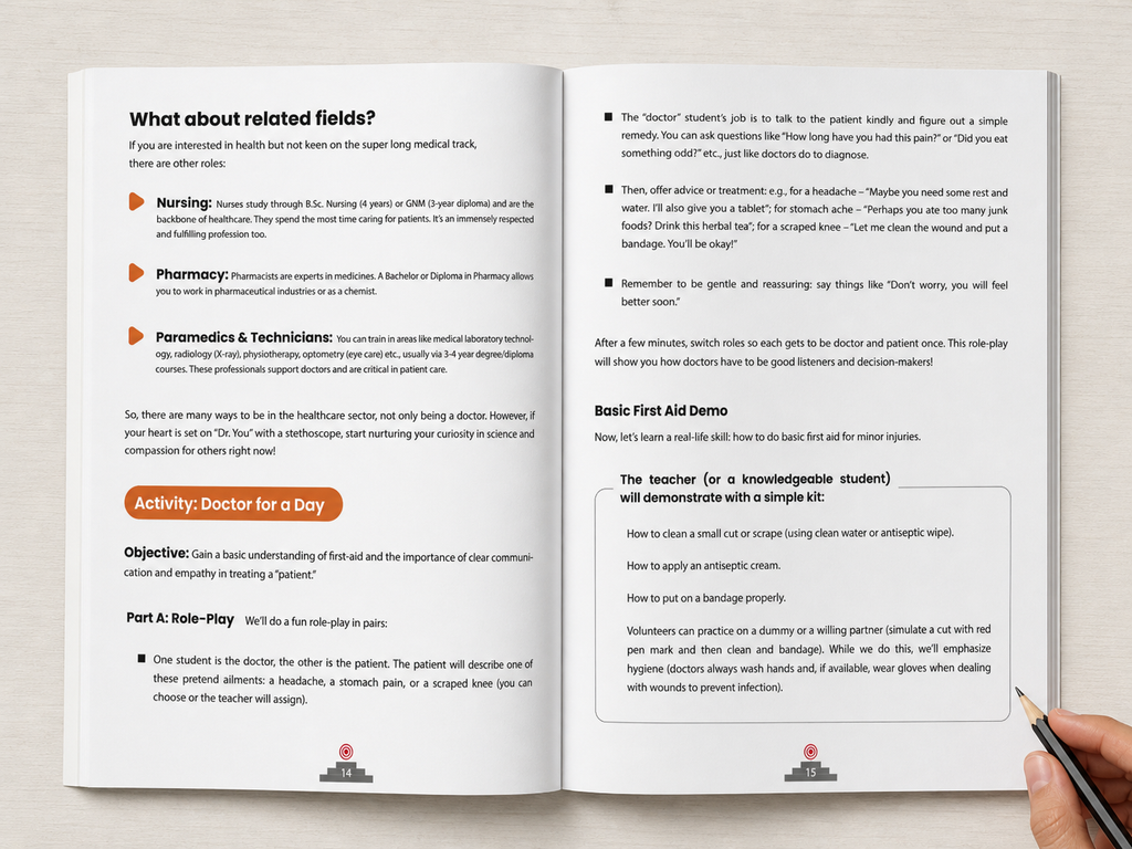 Steps to My Aim 1 (Age 11 to 18) – Career Exploration Textbook(Inclusive of shipping charge)
