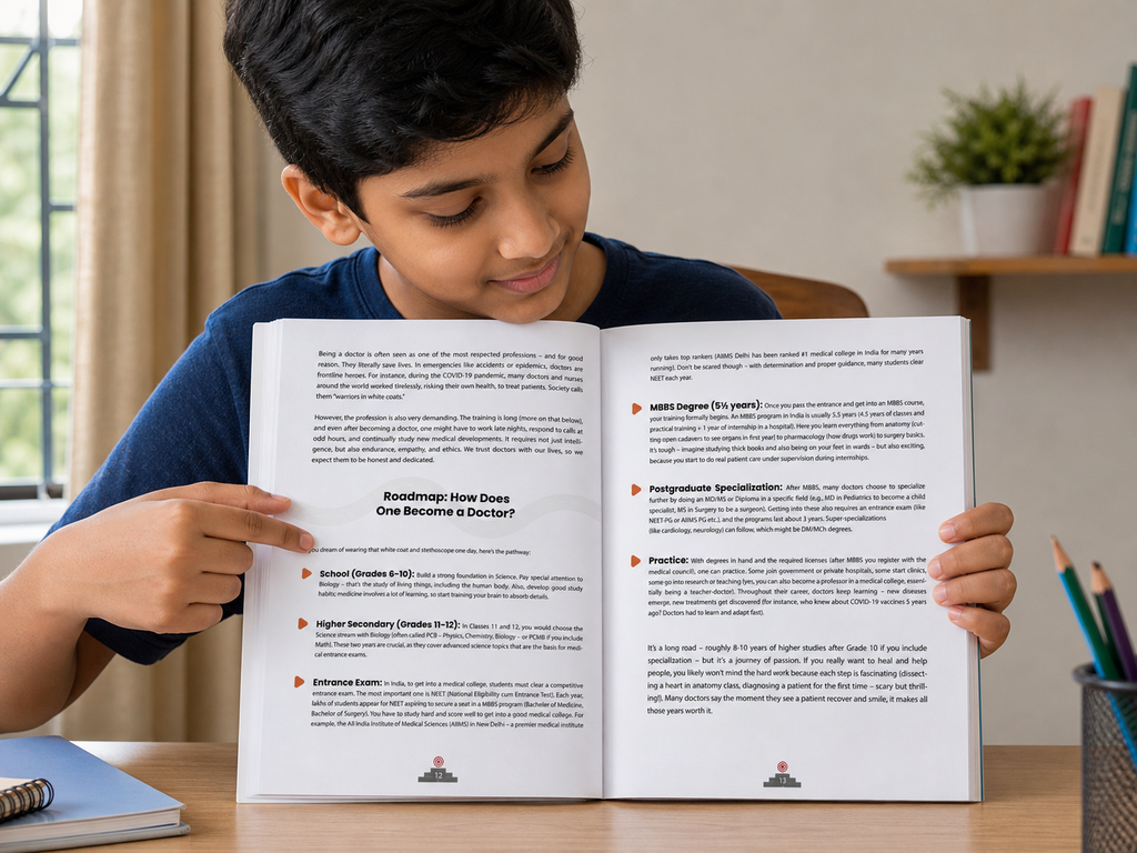 Steps to My Aim 1 (Age 11 to 18) – Career Exploration Textbook(Inclusive of shipping charge)